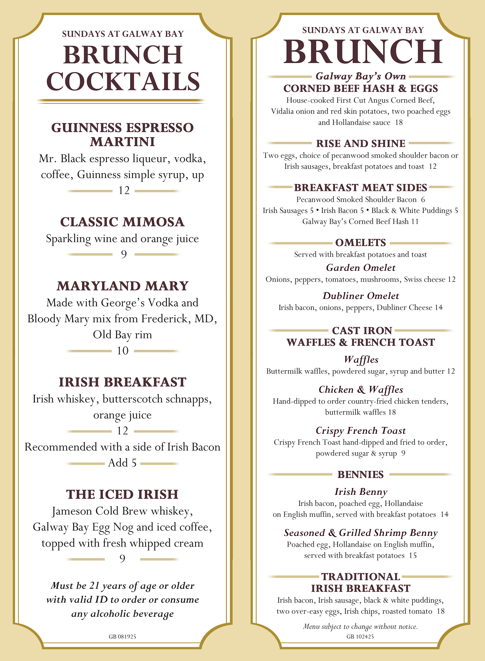 Brunch Cocktails AND Food GB LTR2UP 102425 WEB