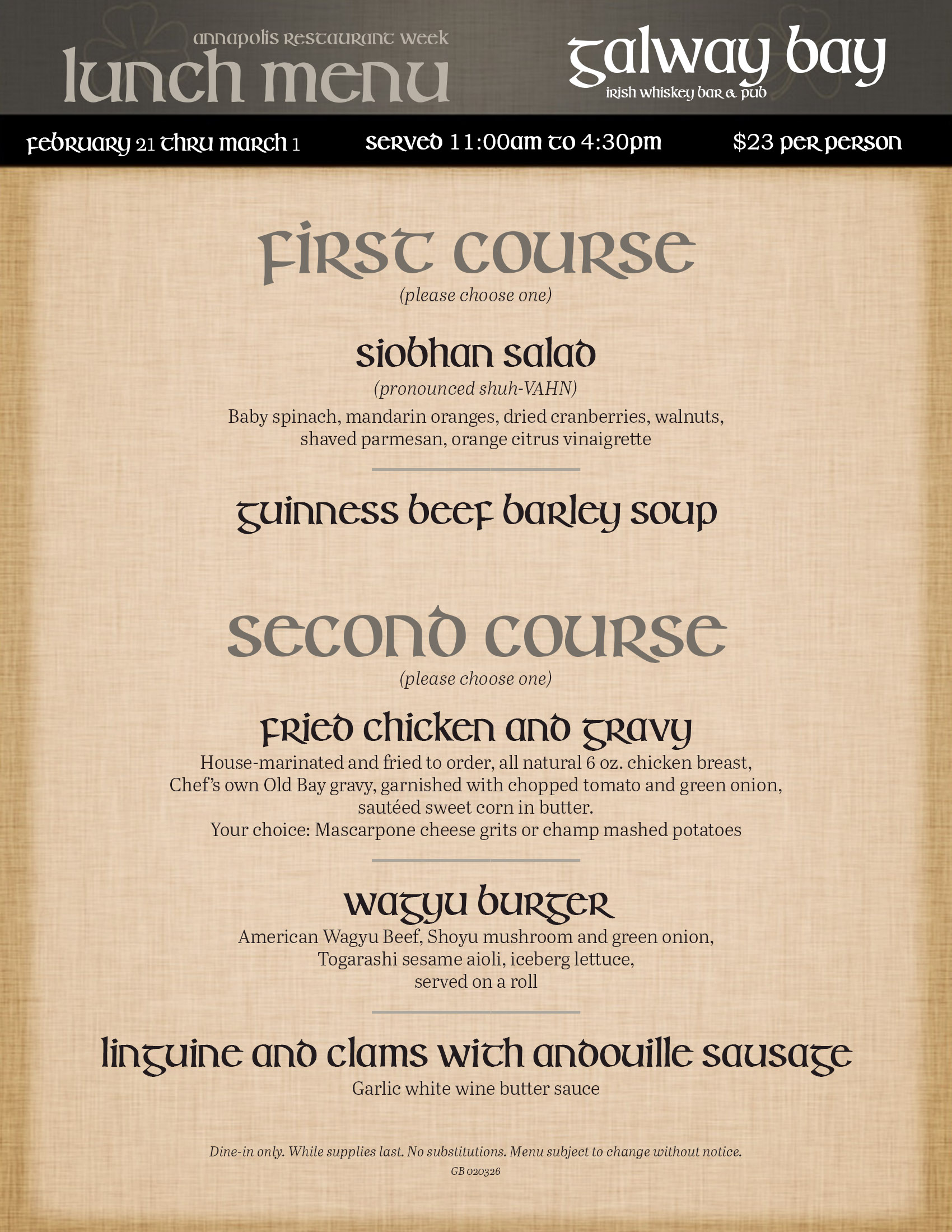 ARW LUNCH Menu GB LTR 020326 WEB